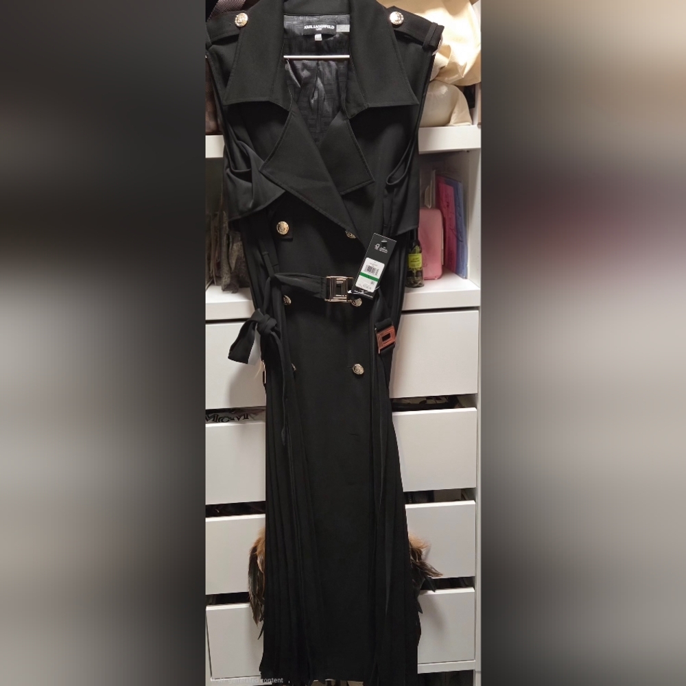 New Stunning Karl Lagerfwld Black Dress